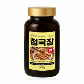 Korea Ginseng Distribution Corporation Cheonggukjanghwan Domestic soybean Korean soybean Cheonggukjang 300g / 청국장환 국산콩 우리콩 청국장 300g