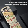 Wooden Portable Push up board, foldable fitness strength training pushup