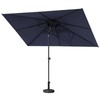 walnest 10 x 6.5 FT Double Top Patio Outdoor Umbrella,