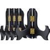 Tatuo 4 Packs Wooden Display Stand Decorative Plate Stands for