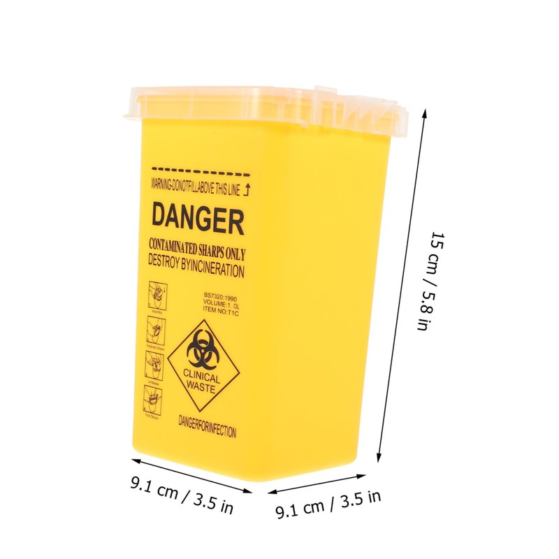 ORFOFE Container Multi Purpose Waste Bin for Disposal High Deep