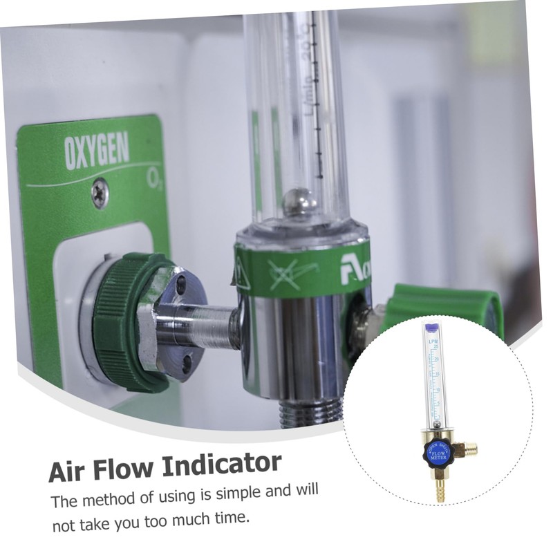 Hohopeti 2pcs Flow Meter Argon Regulator 0.15mpa User-friendly Essential for