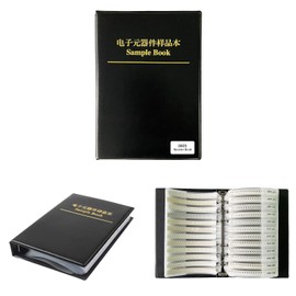 1% 0805 SMD Resistor Sample Book (0 ohm-10M ohm) SMT Resistor Pack Box Book Assorted Folder 170 Values 8500pcs Resistance Sample Book Kit (Resistor-0805)