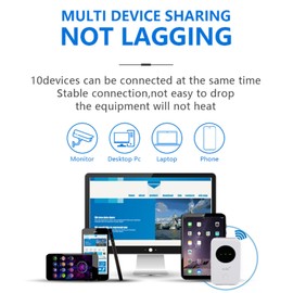 4G 5G LTE WiFi Mobile Hotspot, Portable Travel WiFi Router with SIM Card Slot, Supports 10 Connected Devices, 300Mbps Color LED Screen, Unlocked USB WiFi Modem for Travel,