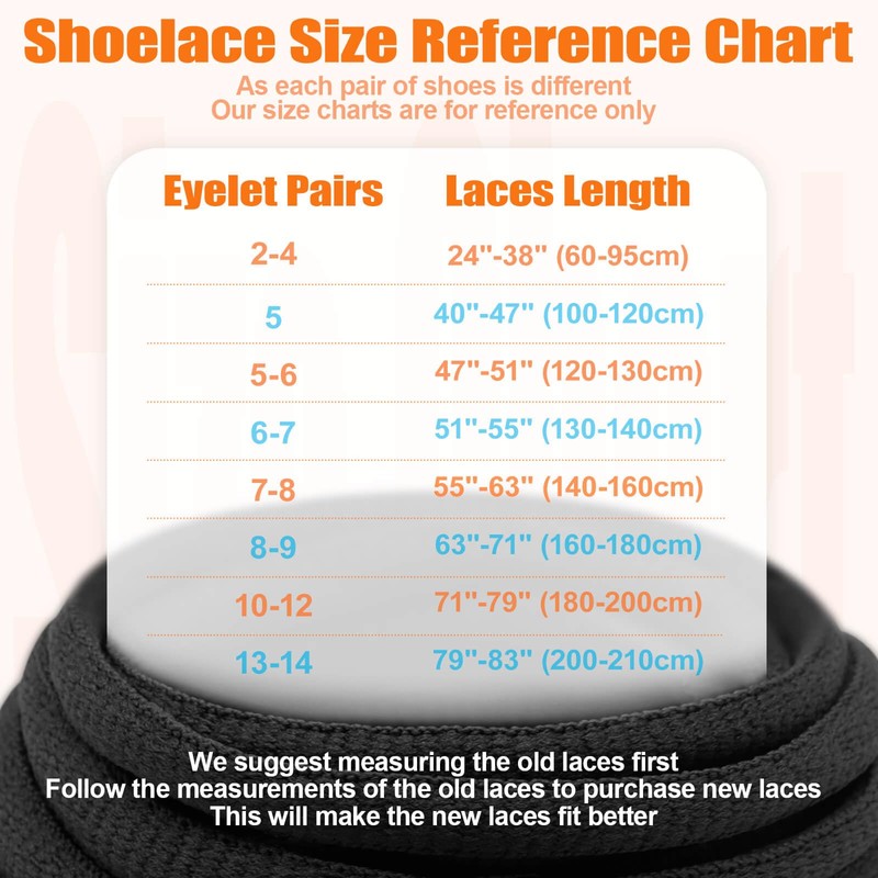 DELELE 2 Pair Oval Shoes laces Half Round 1/4"Athletic Shoelaces