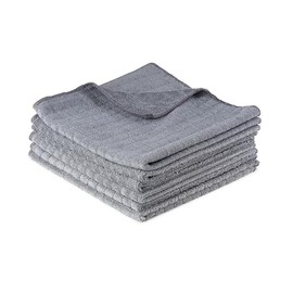 Generisch Microfibre Cloth – All-Purpose Cleaning Cloths 40 x 40 cm – Pack of 6 – for Streak-Free Cleaning – Plain