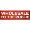 Wholesale to the Public Vinyl Banner (Size Options) Large -