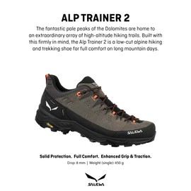 Salewa Men's Alp Trainer 2 Trekking & Hiking Shoe - Bungee Cord/Black - 11
