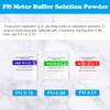 Nynelly pH Meter Buffer Solution Powder, 15 Pack