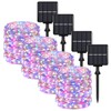 Extra-Long 288FT 800LED Solar Fairy String Lights, 4-Pack 72FT 200