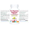 New Roots Herbal - Pure Magnesium Bisglycinate 130mg, 120 Capsules