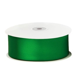 LIUYAXI Green Double Faced Satin Ribbon, 1-1/2" X Continuous 50 Yards, Ribbons Perfect for Gift Wrapping Wedding DIY Craft Bow Making & Other Projects