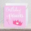 Second Ave Pink Princess Baby Children's Square Card For Girl