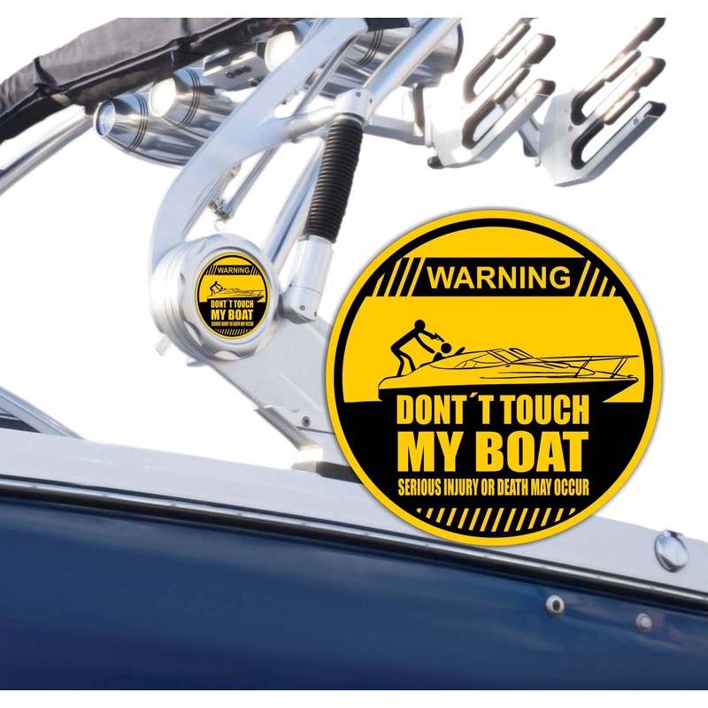 siviwonder Car Sticker Sport Boat Dont Touch My Boat Funny
