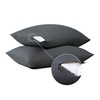 100% Cotton Classic Pillow Protectors with Invisible Zipper (Standard, 20"x26",