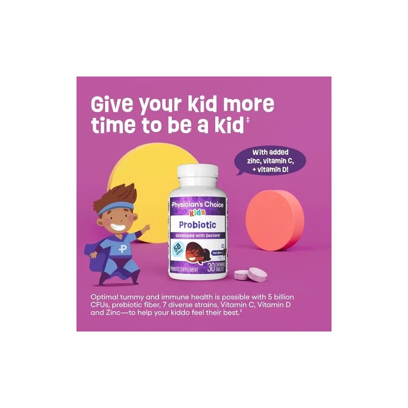 Physician's Choice Probióticos Para Niños 30 Tablets