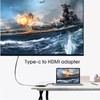 Type C to HD Multimedia Interface Adapter 4K Aluminum Alloy