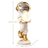 Astronaut Statue, Spaceman Sculpture, Home Decor Sculpture, Cool Metal mask