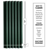 Clara Clark Hunter Green Shower Curtain - Hotel Quality Waffle