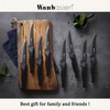 Wanbasion Dishwasher Safe Stainless Steel Kitchen Knife Set - 8