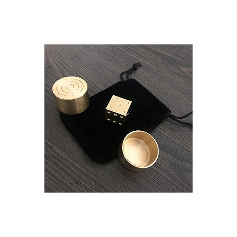 Super Mental Die (Brass) Magic Tricks Magician Close Up Illusions