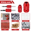 Abizarch 2Pcs Drill Depth Stop, Adjustable Drill Bit Stop Collar