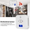 3-in-1 CO Smoke High Temperature Detector Wireless Composite Independent Alarm