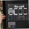 GRIRIW 1 Set Acrylic Dry Erase Board Magnetic Reminder Dry