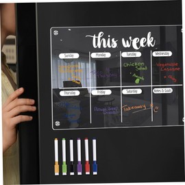 GRIRIW 1 Set Acrylic Dry Erase Board Magnetic Reminder Dry Erase Board for Wall to Do List Message Board Small Dry Erase Boards Refrigerator Boards Magnetic Dry Erase Board