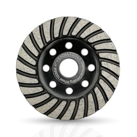 SHDIATOOL Diamond Grinding Cup Wheel Grinding Disc 100mm Abrasive Cup Wheel Turbo Row for Marble Concrete Masonry Granite