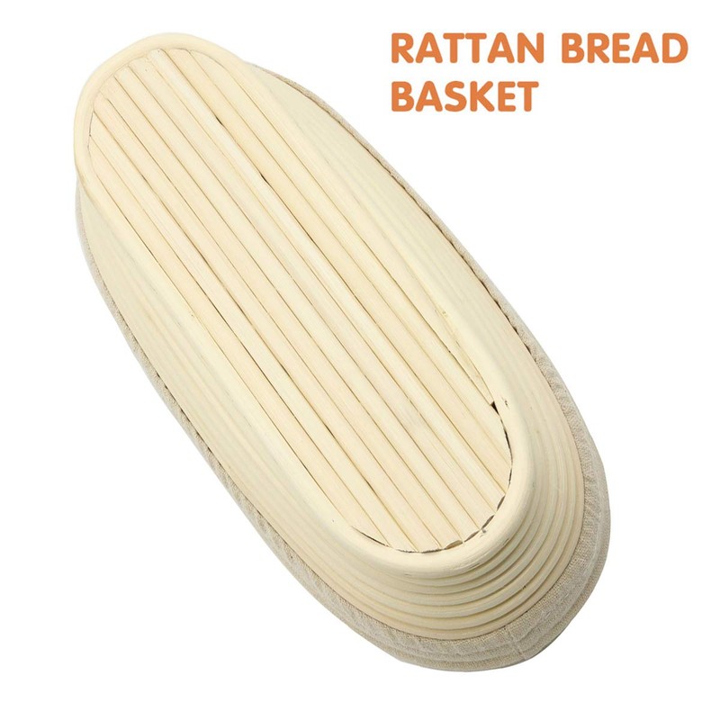 2 PCS 10 inch Oval Long Banneton Brotform Bread Dough