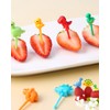 Pack of 70 Children's Fruit Forks, Mini Fruit Forks, Children's