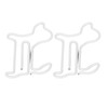 100pcs Dog Shaped Paper Clips Slip Resistance Exquisite Cute Paper