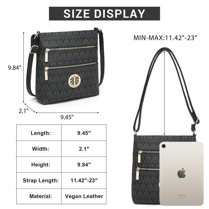 VANSARTO Crossbody Bags for Women Multi Pocket Crossbody Purses Trendy