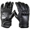 MDM Men's Leather Motorcycle Gloves, Retro Biker Gloves, Chopper, Touchscreen