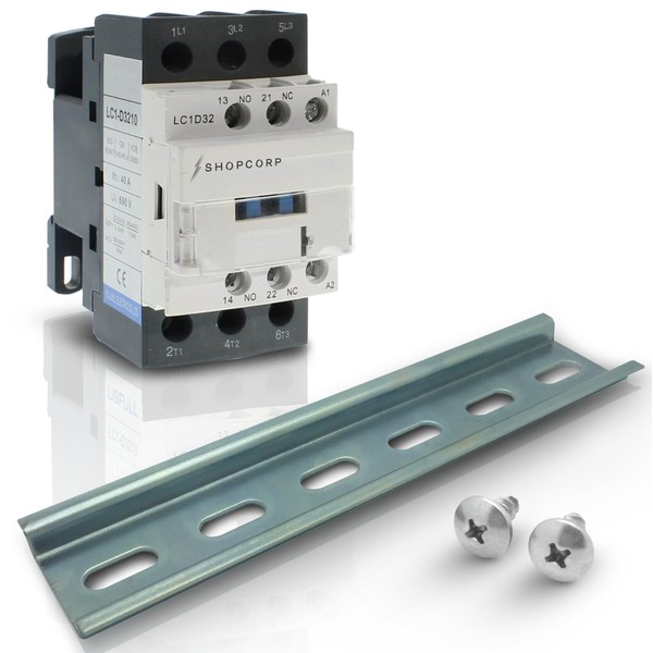 Shopcorp 3 pole Contactor 30 Amp Normally Open IEC 660V