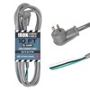 Iron Forge Cable Flat Plug 12 Gauge Power Cord Replacement