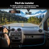 PTHTECHUS®DashCam para Auto, HD 1080P Cámara triples Delanteras y traseras