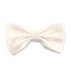 Massi Morino Men's Bow Tie Pre-Tied and Adjustable - Plain
