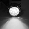 Qiilu Car Fog Light, 9 LED Car Round Front Fog