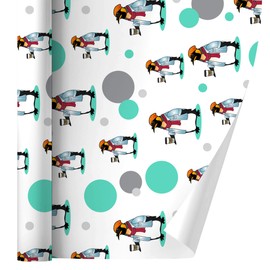 GRAPHICS & MORE Cool Penguin Hipster with Coffee Gift Wrap Wrapping Paper Roll