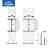 HOMOTEK 6 Pack Drawer Bin Cup Pulls Dresser Pulls for