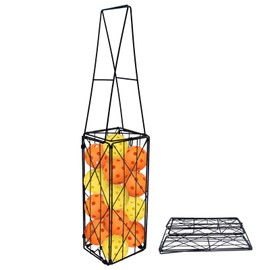 BSTSLL Tennis Ball Collector Basket Pickleball Hopper Tennis Ball Picker Upper Pickleball Holder Tennis Ball Basket Pickup Hopper Pickleball Ball Retriever for Picking, Carrying and Storage