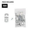 1/4" Depth --- Offset Mounting Canvas Z Clips for Picture