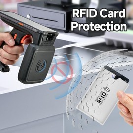 15 Anti-Theft RDIF Passport Holder For Travel(5 RDIF Credit Card Sleeve & 10 Passport Protectors)-Slim Design,Family Friends Travel Choice