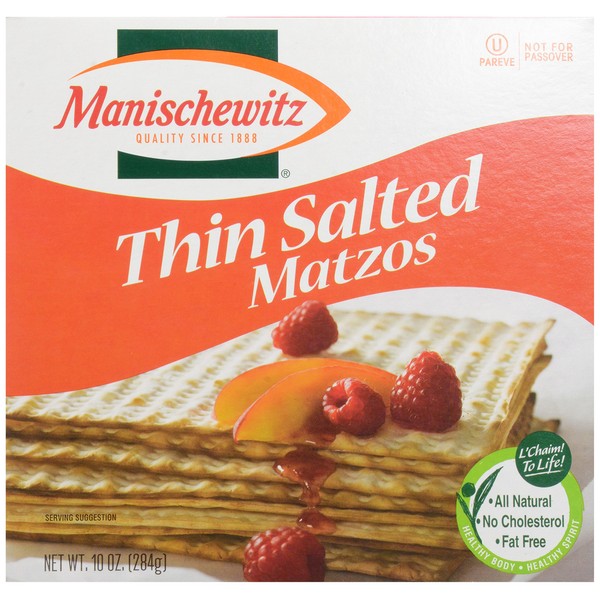 Manischewitz, Matzos Thin Salted, 10 oz