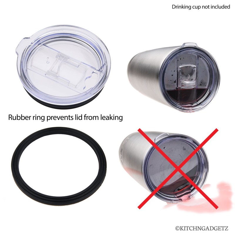 Slide Lid for Yeti Rambler Tumbler 30 oz - 2