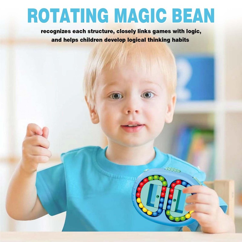 DERJDISF Magic Bean Educational Toy - Multifunctional Car Ride Activity