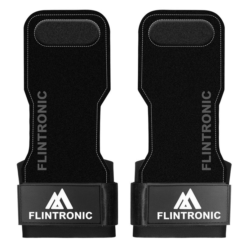 Flintronic Weight Lifting Wrist Strap, Leather Weightlifting Grip Strap, Enhanced