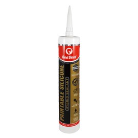 Red Devil 0985 Paintable Silicone Hybrid Sealant, 9 oz., White, 12 Pack